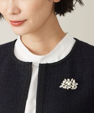 【オンワード】 J.PRESS LADIES>アクセサリー ビジューパール ブローチ ゴールド F レディース
