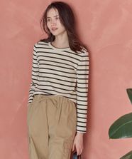 【オンワード】 23区 L（大きいサイズ）>トップス 【SLOW/一部店舗限定】ミドルフライスジャージー 長袖カットソー ブラック 44 レディース