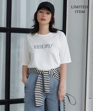 【オンワード】 ICB>トップス 【WEB限定・洗える】ビンテージロゴTEE オフホワイト XS レディース