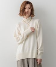 【オンワード】 23区>トップス 【杏さんセレクトカラー】カシミヤブレンド ハイネック ニット ホワイト 38 レディース