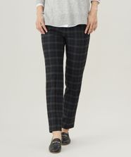 【オンワード】 J.PRESS LADIES>パンツ 【洗える】チェルビックチェック テーパード パンツ ネイビーチェック 7 レディース
