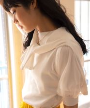 【オンワード】 組曲>トップス 【WEB限定】バックチュールツイン セット アイボリー 3 レディース