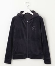 【オンワード】 23区GOLF>トップス 【WOMEN】【ストレッチ】ベロアフーディ ネイビー 2 レディース