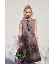【オンワード】 TOCCA>ワンピース 【洗える・消臭】TALKATIVE DOTS ドレス ブラウン 0 レディース