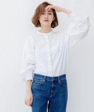 【オンワード】 23区 S（小さいサイズ）>トップス 【洗える】CANCLINI ボリュームスリーブ シャツ ホワイト 32 レディース