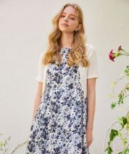 【オンワード】 TOCCA>トップス 【洗える】HALF SLEEVE AJISAI 半袖カーディガン アイボリー M レディース