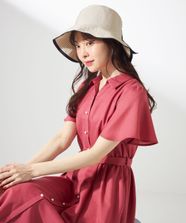 【オンワード】 any SiS>帽子 【洗える】グログランリボン ハット ライトベージュ 2 レディース