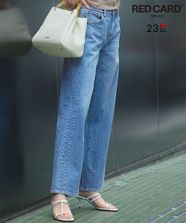 【オンワード】 23区 S（小さいサイズ）>パンツ 【RED CARD TOKYO×23区/VERY3月号掲載】デニム ライン ワイドパンツ ライトブルー 30 レディース