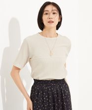 【オンワード】 自由区>トップス 【アンサンブル対応・洗える】ハンディ トップス ベージュ 40 レディース