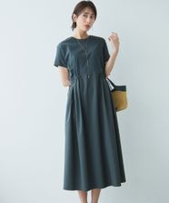 【オンワード】 23区 L（大きいサイズ）>ワンピース 【撥水加工/汗シミ防止/洗える】コンビデザイン マルチワンピース ダークグリーン 44 レディース