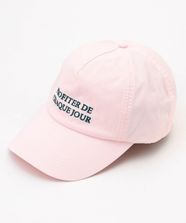 【オンワード】 UNFILO>帽子 【撥水】レターキャップ ピンク(2行ロゴ) F レディース