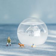 【65%OFF】天気によって結晶が変化する 朝もやが立ち込める山小屋ストームグラス【送料: 450円+税】