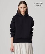 【オンワード】 ICB>トップス 【WEB限定・洗える】ソフトダンボール フーディ プルオーバー ブラック S レディース