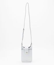 【オンワード】 23区>バッグ シュリンクフェイクレザーミニショルダー シルバー F レディース