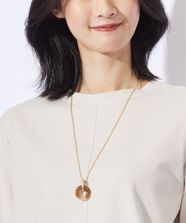 【オンワード】 J.PRESS LADIES>アクセサリー マーブルトップ ネックレス ブラウン F レディース