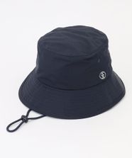 【オンワード】 23区GOLF>帽子 【UNISEX】日常使いもしやすいシンプルデザイン 首後ろもしっかケアするネックカバー付キ バケットハット ギフトにもおすすめ◎ ネイビー F レディース