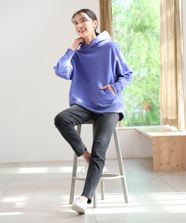 【オンワード】 any FAM>パンツ 【美脚見え/お腹周りスッキリ/洗濯機可】スタイルアップスキニー フェードブラック 1 レディース