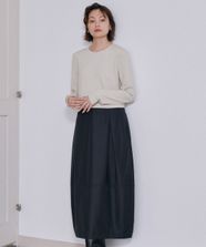 【オンワード】 ICB L（大きいサイズ）>ワンピース 【洗える】 メモリーコンビドレス トープ×ブラック 44 レディース