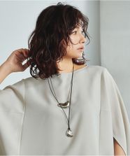 【オンワード】 ICB>アクセサリー モチーフロングネックレス シルバー F レディース