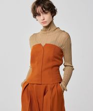 【オンワード】 uncrave>トップス プレーンスーツ ビスチェ（uncrave WHITE） テラコッタ 1 レディース