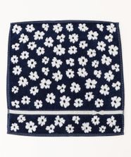 【オンワード】 TOCCA>財布/小物 WHITE FLOWER TOWELCHIEF タオルハンカチ ネイビー F レディース