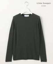 【オンワード】 自由区>トップス 【カトリエムブーケ】Manquant ベーシックプルオーバー チャコール 38 レディース