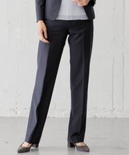 【オンワード】 J.PRESS LADIES L（大きいサイズ）>パンツ BAHARIYE SOLID ストレート パンツ ネイビー T15 レディース